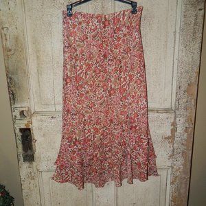 Tenzer Ruffle Bottom Skirt Size M (L-57)